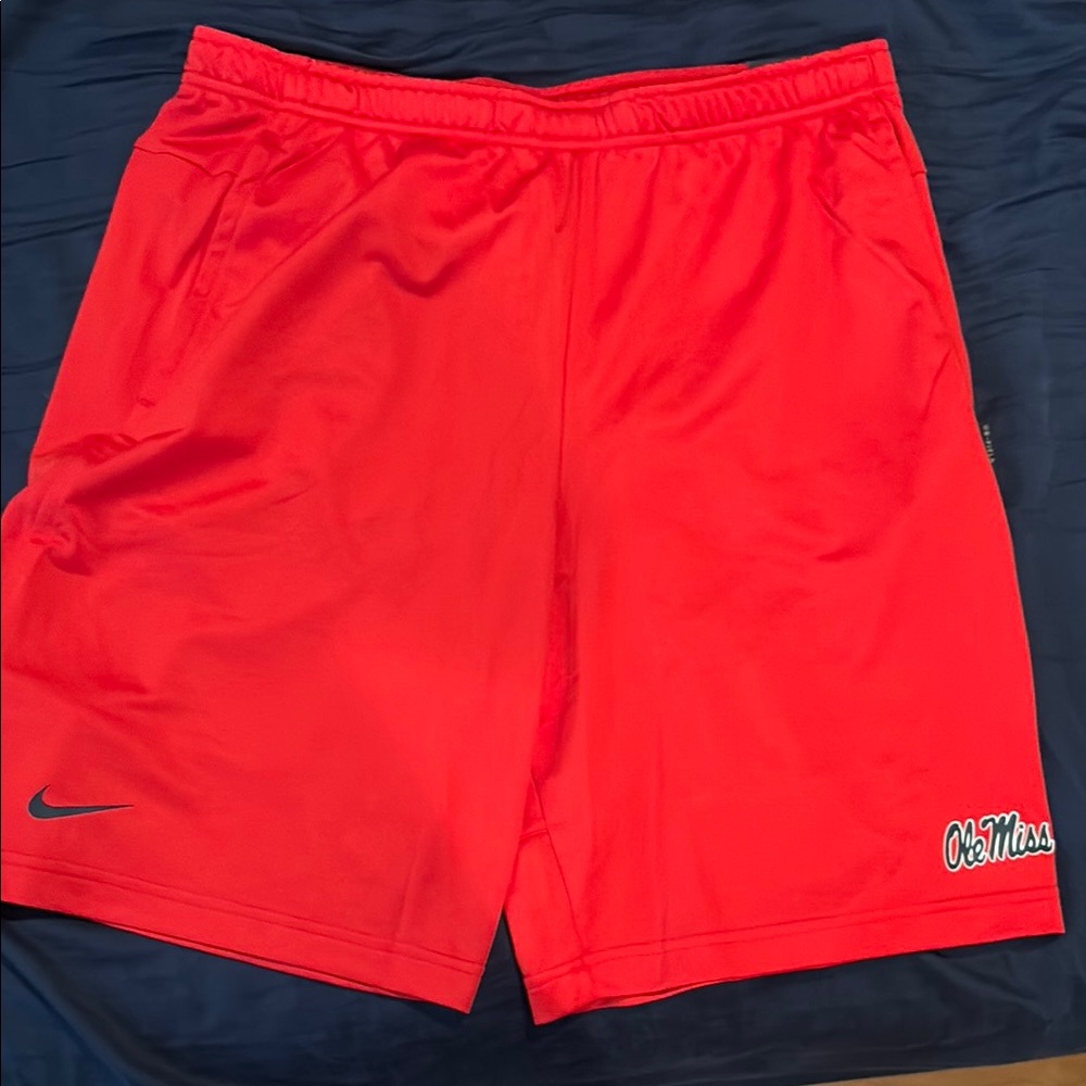 Red Ole Miss Nike shorts. Brand new